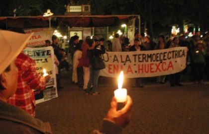 Huexca protesta