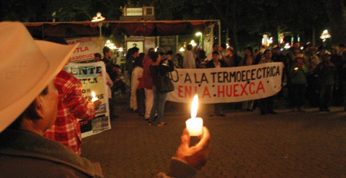 Huexca protesta