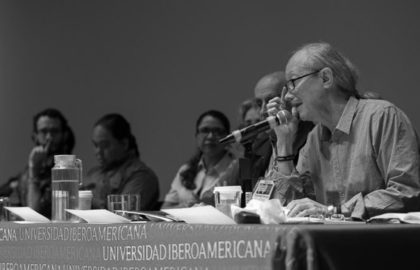 Ponencia “La resistencia como forma de vida”. Fotografía de la Universidad Iberoamericana